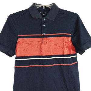 Five Four Blue Polo Shirt Golf Men Size S Short Sleeve Casual Work